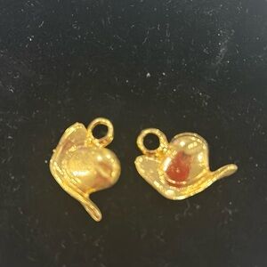 Cowboy Hat Charms for Hoop Earrings-boutique
